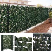 Balkonsichtschutz Buchenhecke Windschutz Terrasse Zaun 300x150cm