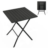 Kompakter Balkontisch aus wetterfestem Material für kleine Außenbereiche.