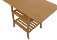 Bambus Tisch Balkontisch Beistelltisch Mehrzwecktisch 100x60cm