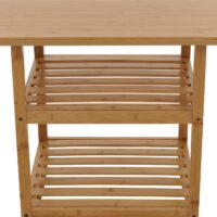 Bambus Tisch Balkontisch Beistelltisch Mehrzwecktisch 100x60cm