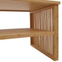 Bambus Couchtisch Wohnzimmertisch Sofatisch Beistelltisch 46x97x55cm