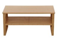 Bambus Couchtisch Wohnzimmertisch Sofatisch Beistelltisch 46x97x55cm