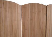 Bambus Paravent Raumteiler Sichtschutz klappbar 6 Paneele 170x245cm