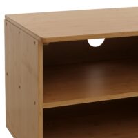 Bambus TV-Rack Fernsehtisch Lowboard Kommode Staufächer 50x140x40cm