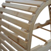 Bambus Weinregal Weinständer Flaschenregal 14 Flaschen 85x46x25cm