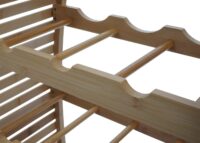 Bambus Weinregal Weinständer Flaschenregal 14 Flaschen 85x46x25cm