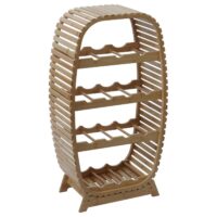 Bambus Weinregal Weinständer Flaschenregal 14 Flaschen 85x46x25cm