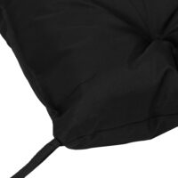 Bankauflage für Gartenbank und Hollywoodschaukel 3 Sitzer schwarz