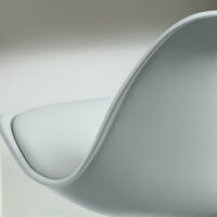 Barhocker 2er-Set gepolstert 360° drehbar höhenverstellbar Kunstleder Grau – Produktfoto zeigt modernes Design, hochwertige Materialien und funktionale Eigenschaften ideal für Wohn- oder Arbeitsbereiche. Perfekt als Einrichtungsinspiration oder zur Produktpräsentation in einem Onlineshop.