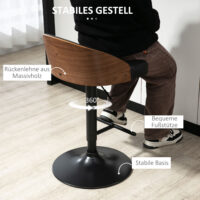 Barhocker 2er-Set höhenverstellbar aus Kunstleder – Produktfoto zeigt modernes Design, hochwertige Materialien und funktionale Eigenschaften ideal für Wohn- oder Arbeitsbereiche. Perfekt als Einrichtungsinspiration oder zur Produktpräsentation in einem Onlineshop.