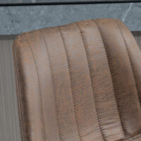 Barhocker 2er-Set höhenverstellbar mit Drehfunktion Braun – Produktfoto zeigt modernes Design, hochwertige Materialien und funktionale Eigenschaften ideal für Wohn- oder Arbeitsbereiche. Perfekt als Einrichtungsinspiration oder zur Produktpräsentation in einem Onlineshop.