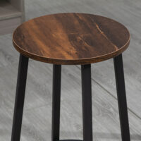Barhocker 2er-Set Industrial Design stabil Braun – Produktfoto zeigt modernes Design, hochwertige Materialien und funktionale Eigenschaften ideal für Wohn- oder Arbeitsbereiche. Perfekt als Einrichtungsinspiration oder zur Produktpräsentation in einem Onlineshop.