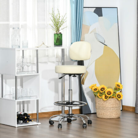 Barhocker drehbar höhenverstellbar Beige – Produktfoto zeigt modernes Design, hochwertige Materialien und funktionale Eigenschaften ideal für Wohn- oder Arbeitsbereiche. Perfekt als Einrichtungsinspiration oder zur Produktpräsentation in einem Onlineshop.