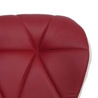 Barhocker Barstuhl Tresenhocker höhenverstellbar Kunstleder bordeaux
