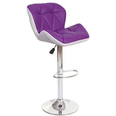 Barhocker Barstuhl Tresenhocker höhenverstellbar Kunstleder lila