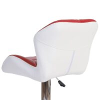 Barhocker Barstuhl Tresenhocker höhenverstellbar Kunstleder rot