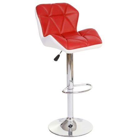 Barhocker Barstuhl Tresenhocker höhenverstellbar Kunstleder rot
