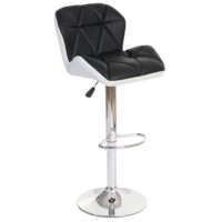 Barhocker Barstuhl Tresenhocker höhenverstellbar Kunstleder schwarz