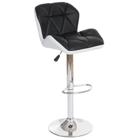 Barhocker Barstuhl Tresenhocker höhenverstellbar Kunstleder schwarz