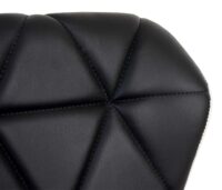 Barhocker Barstuhl Tresenhocker höhenverstellbar Kunstleder schwarz