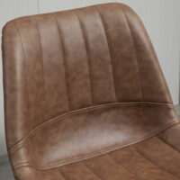 Barhocker Kunstleder höhenverstellbar mit Fussring Braun – Produktfoto zeigt modernes Design, hochwertige Materialien und funktionale Eigenschaften ideal für Wohn- oder Arbeitsbereiche. Perfekt als Einrichtungsinspiration oder zur Produktpräsentation in einem Onlineshop.