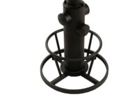 Bartisch Bistrotisch Thekentisch höhenverstellbar Industrial Ø61cm natur