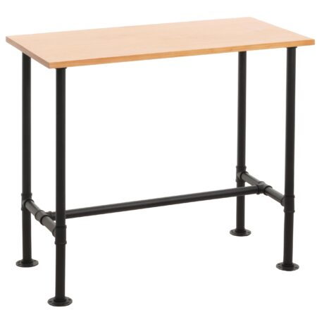 Bartisch Thekentisch Bistrotisch Industrial Holz Metall 108x120x61cm natur