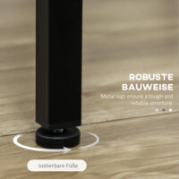 Bartisch Set mit 4 Hockern im Industrie Design rustikal kompakt