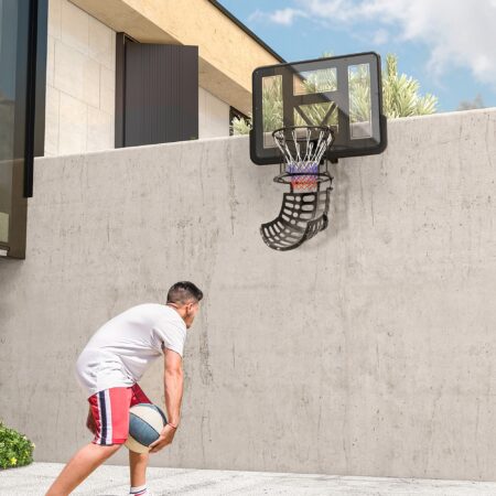 Basketball Rebounder höhenverstellbar drehbar Kunststoff schwarz