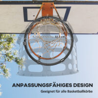 Basketball Rebounder höhenverstellbar drehbar Kunststoff schwarz