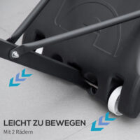 Stabiler, höhenverstellbarer Basketballkorb für den Aussenbereich, konzipiert für Langlebigkeit und intensives Spiel.