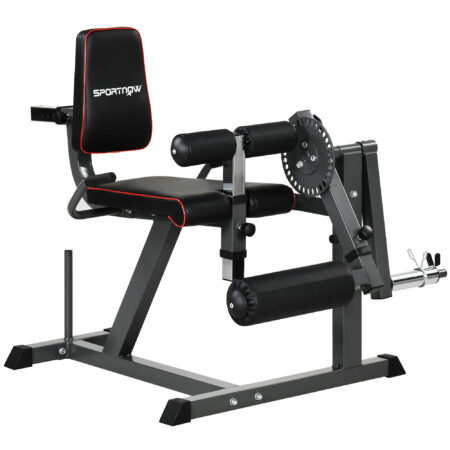 Beinstrecker Fitnessgerät verstellbar mit Rückenlehne für Zuhause