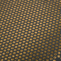 Beistelltisch C-Form rollbar Schwarz-Braun