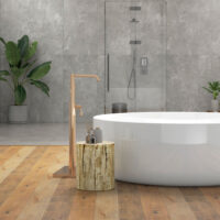 Beistelltisch Kaffeetisch Baumstumpf-Design Natur