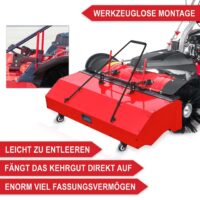 Benzin-Kehrmaschine AllSeason Pro mit Schneepflug und Schneeketten