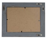 Bilderrahmen Fotorahmen Holz Shabby-Look Landhaus 21x26cm grau