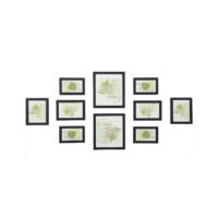 Bilderrahmen-Set Wanddeko Schwarz