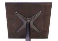 Bistrotisch Bartisch Industrial Ulme Holz 75x80x80cm dunkelbraun