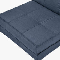 Sessel Sofa Gästebett klappbar 61x73x58cm Dunkelblau - Praktisches Gästebett in Form eines Sessels, Dunkelblau.