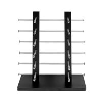 Brillenständer Brillenhalter Brillendisplay für 12 Brillen 42x39cm schwarz
