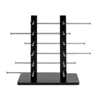 Brillenständer Brillenhalter Brillendisplay für 12 Brillen 42x39cm schwarz