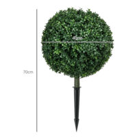 Buchsbaum Kunstpflanze 2er Set wetterfest pflegeleicht 70cm