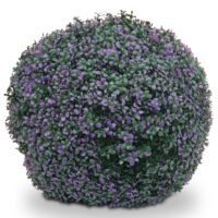 Künstliche Buchsbaumkugel Ø55 cm lila Outdoor Dekopflanze