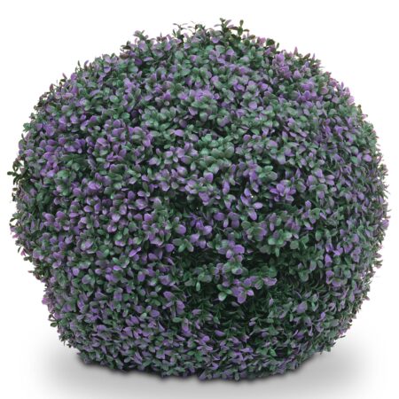 Künstliche Buchsbaumkugel Ø55 cm lila Outdoor Dekopflanze