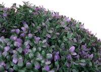 Künstliche Buchsbaumkugel Ø55 cm lila Outdoor Dekopflanze