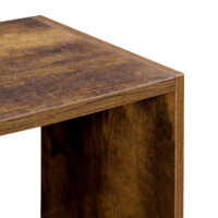 Bücherregal freistehend Standregal Holz Rustikal Braun