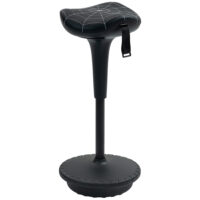 Bürohocker ergonomisch höhenverstellbar schwenkbar schwarz
