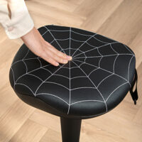 Bürohocker ergonomisch höhenverstellbar schwenkbar schwarz