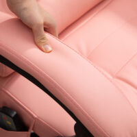 Bürostuhl mit 7-Punkt-Massage & Liegefunktion ergonomisch bis 120kg Rosa – Produktfoto zeigt modernes Design, hochwertige Materialien und funktionale Eigenschaften ideal für Wohn- oder Arbeitsbereiche. Perfekt als Einrichtungsinspiration oder zur Produktpräsentation in einem Onlineshop.