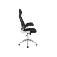 Bürostuhl Chefsessel Ergonomisch Stoff Schwarz